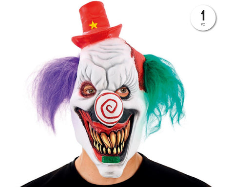 MASCARA LATEX PAYASO MALEFICO