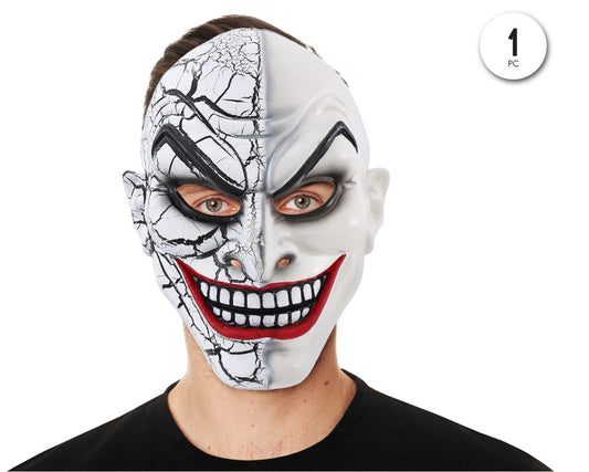 MASCARA JOKER CON CARA AGRIETADA