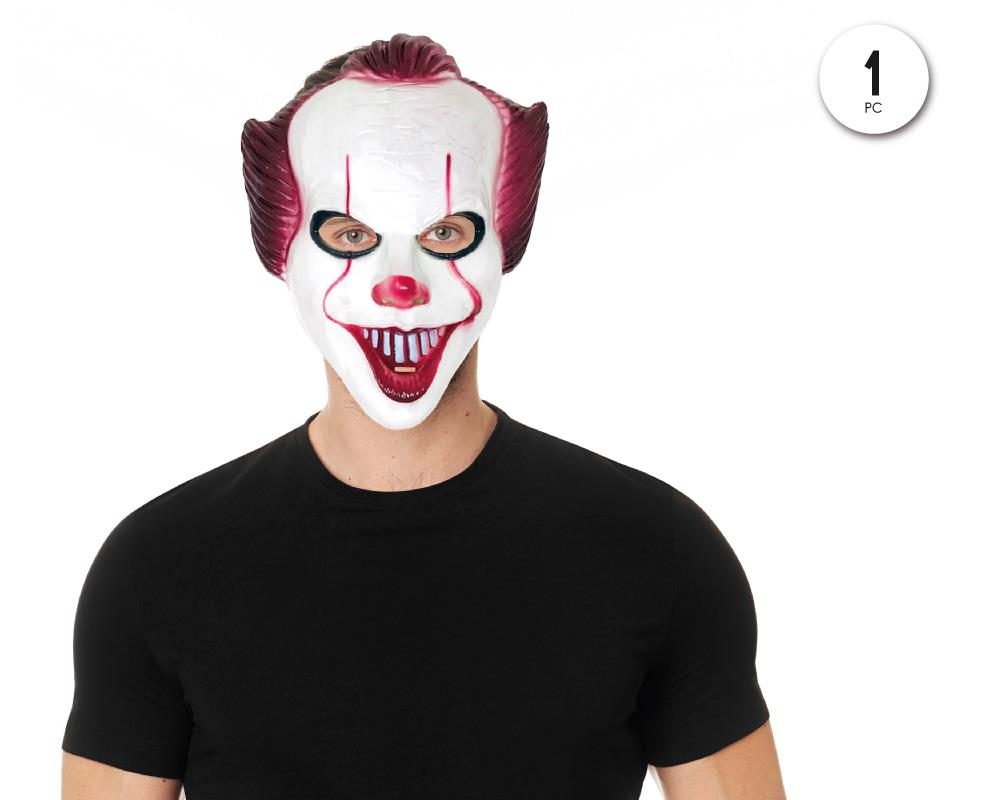 MASCARA DE PAYASO ROJO