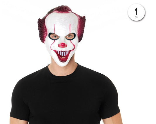 MASCARA DE PAYASO ROJO