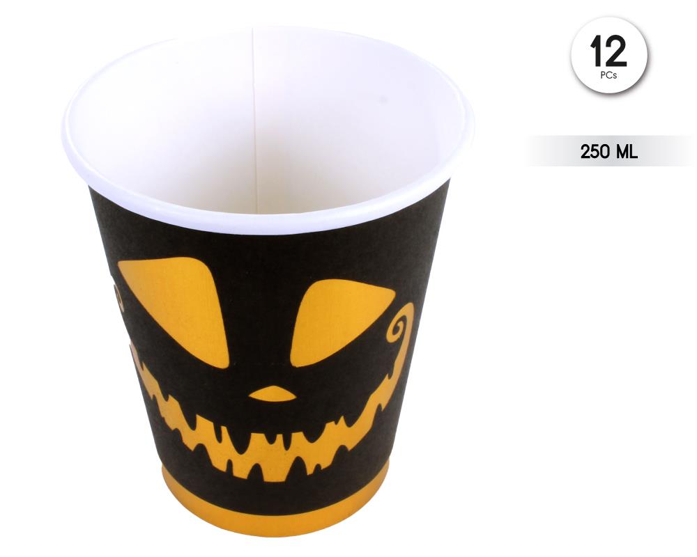 VASO 9OZ HLW PRINT 12PC