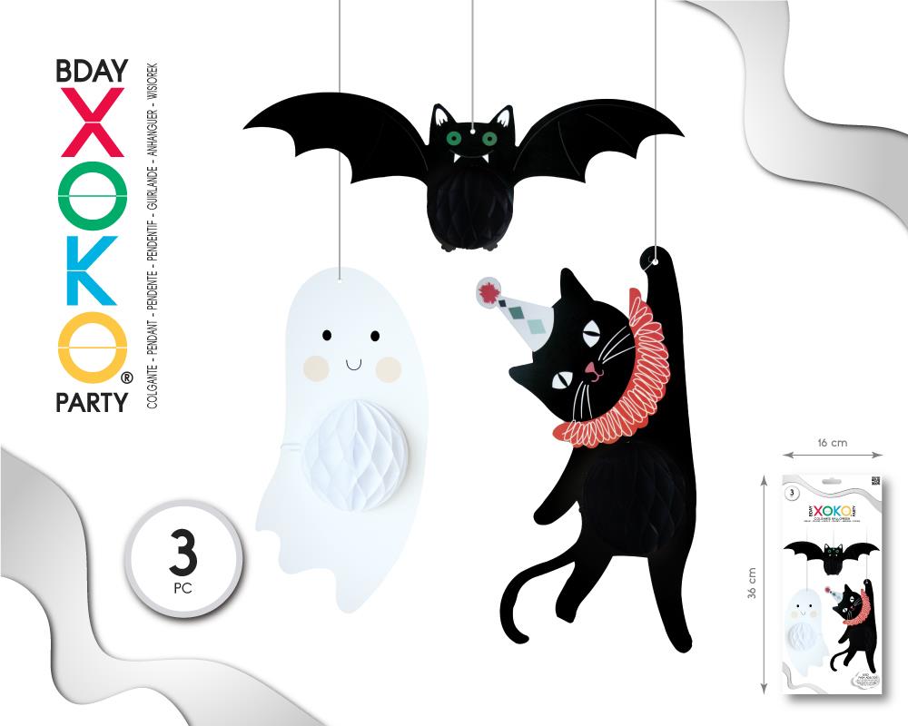 COLGANTE HALLOWEEN 3PC