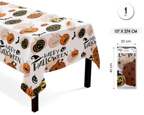 MANTEL HALLOWEEN CALABAZA 274*137CM