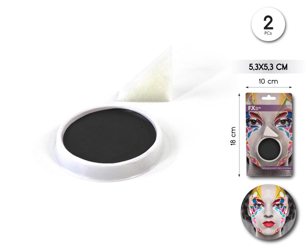 MAQUILLAJE TARRINA NEGRO