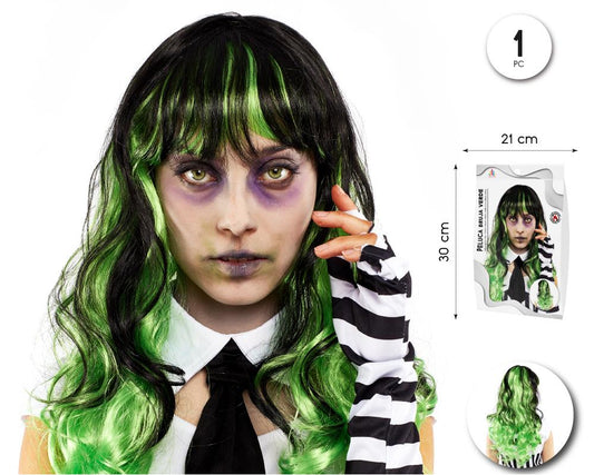 PELUCA DE BRUJA VERDE