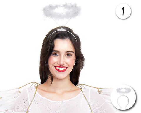 DIADEMA ANGEL NG/BLANCO