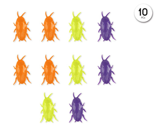 DECO CUCARACHAS PEQUE COLORES