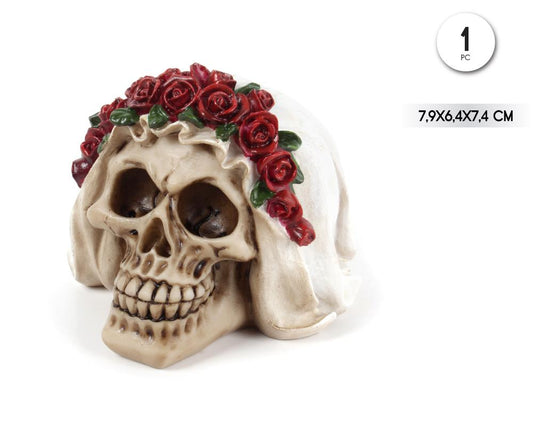 CRANEO DE RESINA NOVIA 7.4*7.9*6.3CM