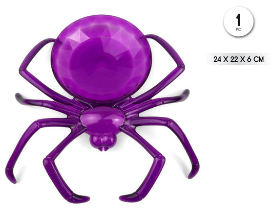 PLATO SPIDER 24*22*6CM MORADO
