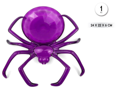 PLATO SPIDER 24*22*6CM MORADO