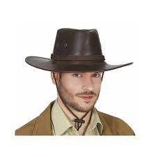 SOMBRERO VAQUERO MARRON SIMIL/PIEL
