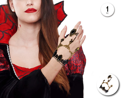 PULSERA DE ENCAJE GOTICA