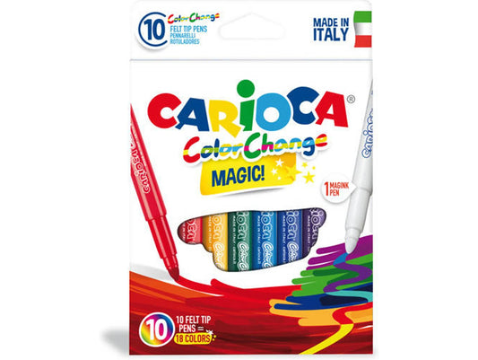 Rotuladores magicos color change 10 uni Carioca