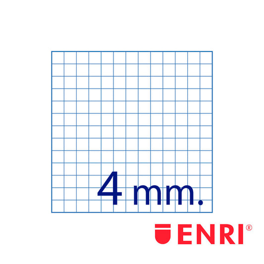 Enri Status Fº Tapa Extradura Cuaderno Espiral 4×4 – Tapa Dura Resistente – Cuaderno con Margen – 100 Hojas de Alta Calidad – Colores Surtidos