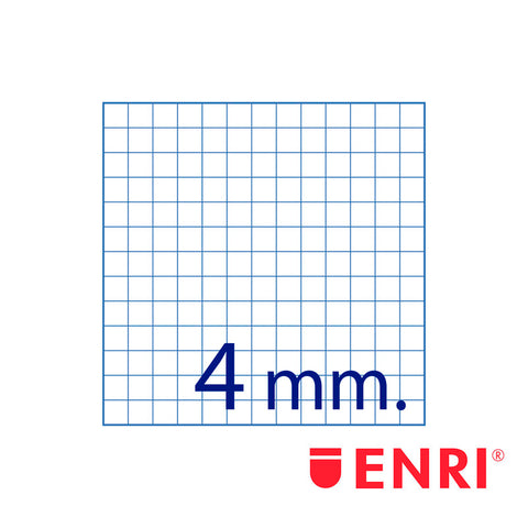 Enri Status Fº Tapa Extradura Cuaderno Espiral 4×4 – Tapa Dura Resistente – Cuaderno con Margen – 100 Hojas de Alta Calidad – Colores Surtidos