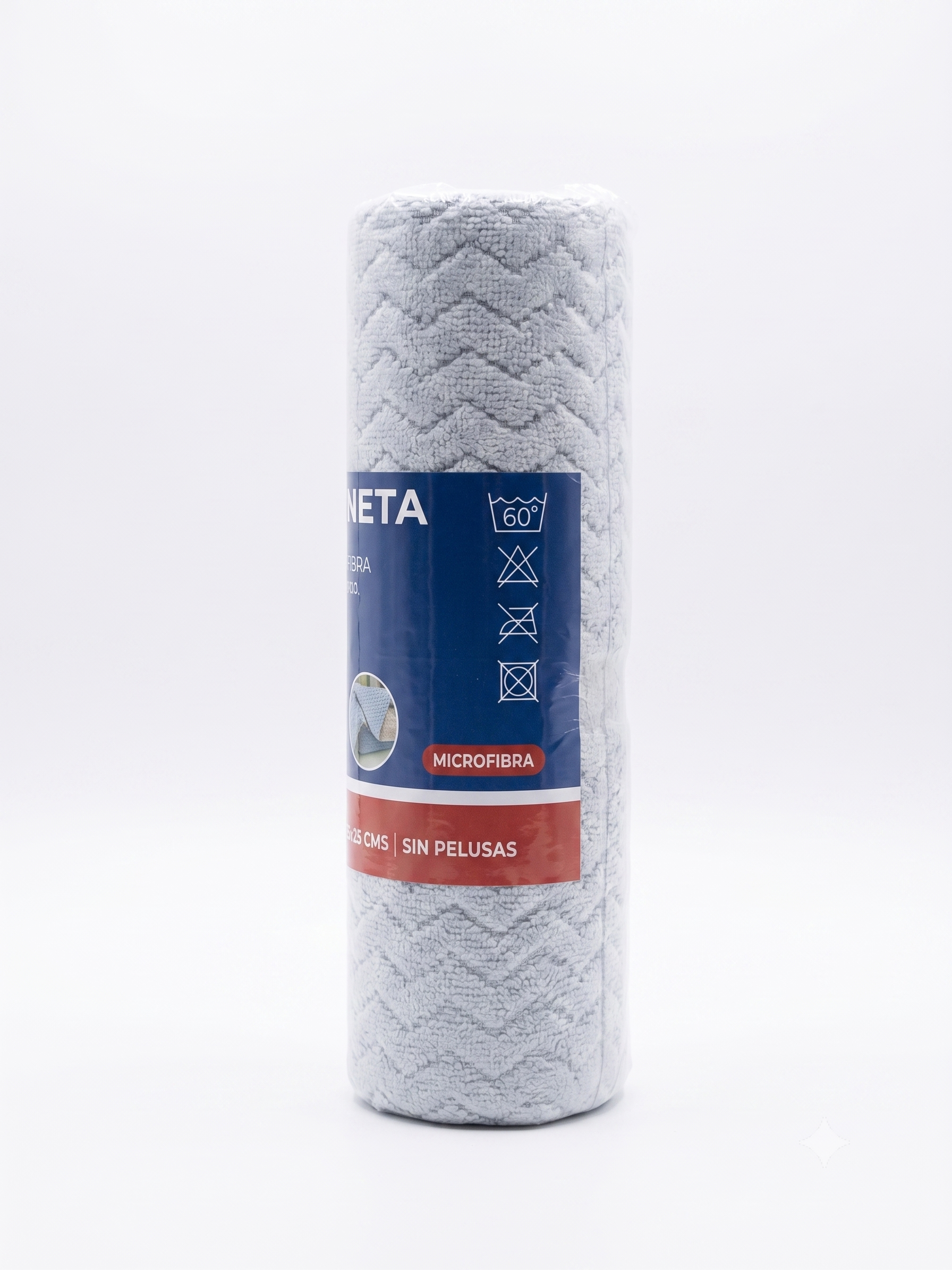 Rollo de Bayetas de Microfibra Multisuperficie - Pack Ahorro (20 uds)