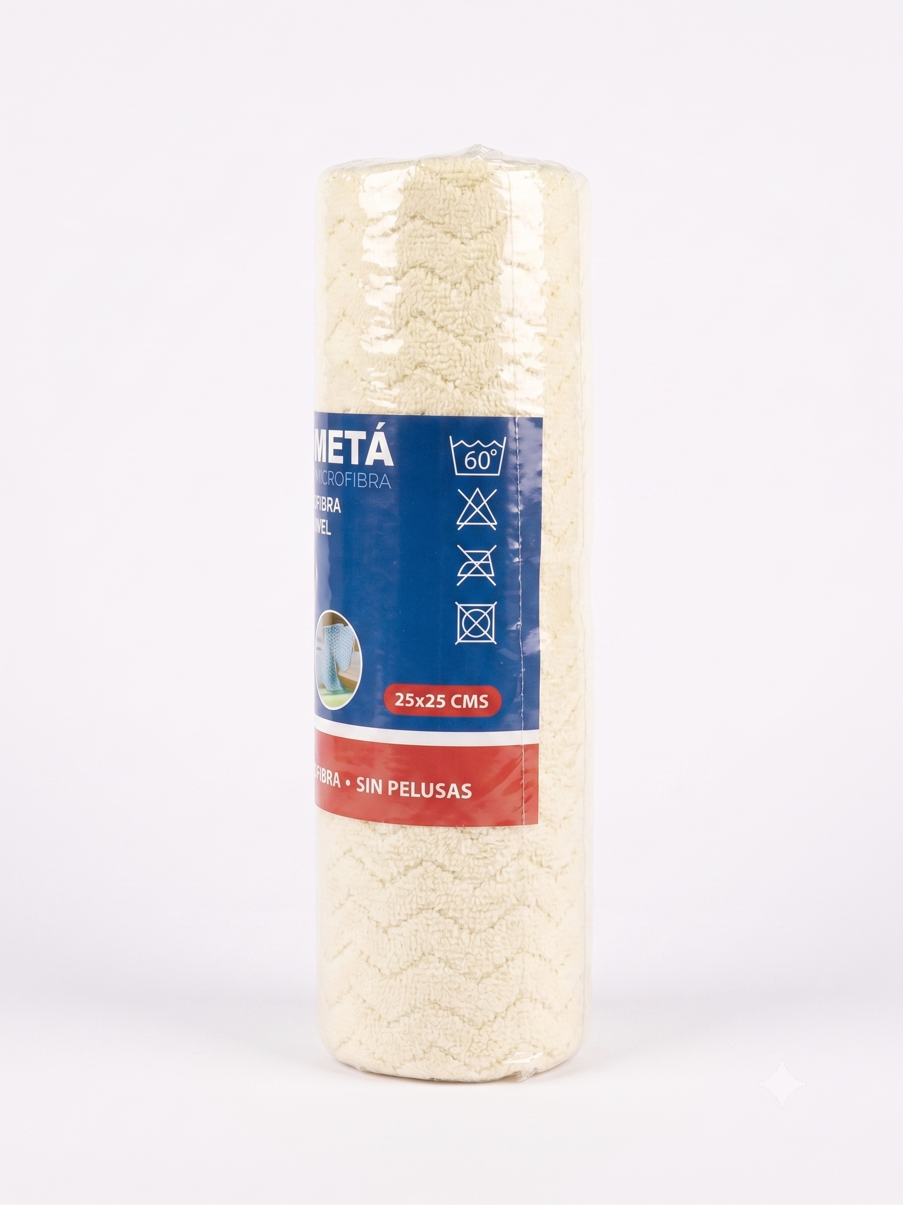 Rollo de Bayetas de Microfibra Multisuperficie - Pack Ahorro (20 uds)