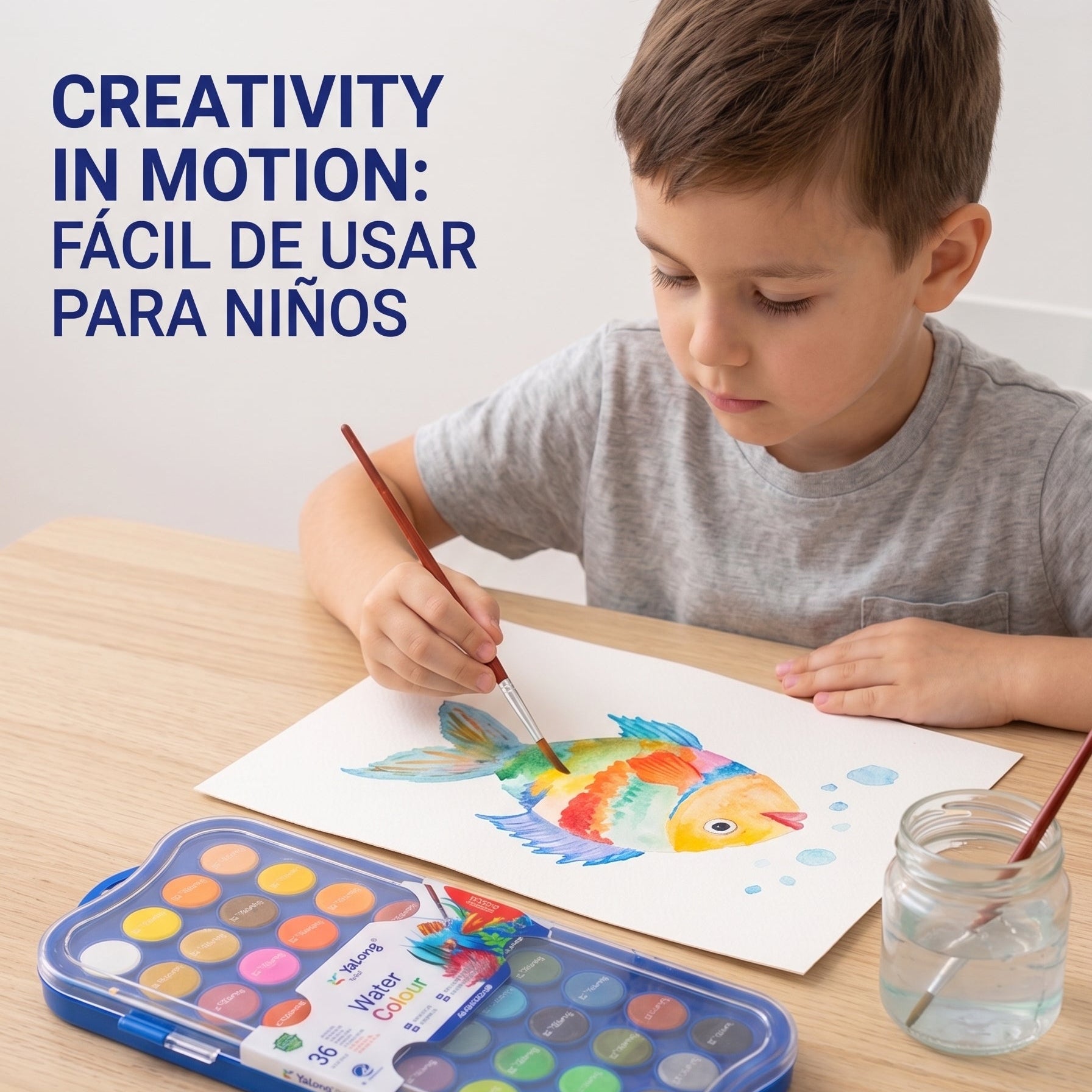 Set de Acuarelas Yalong "To Go!" - 36 Colores Vibrantes con Pincel Incluido