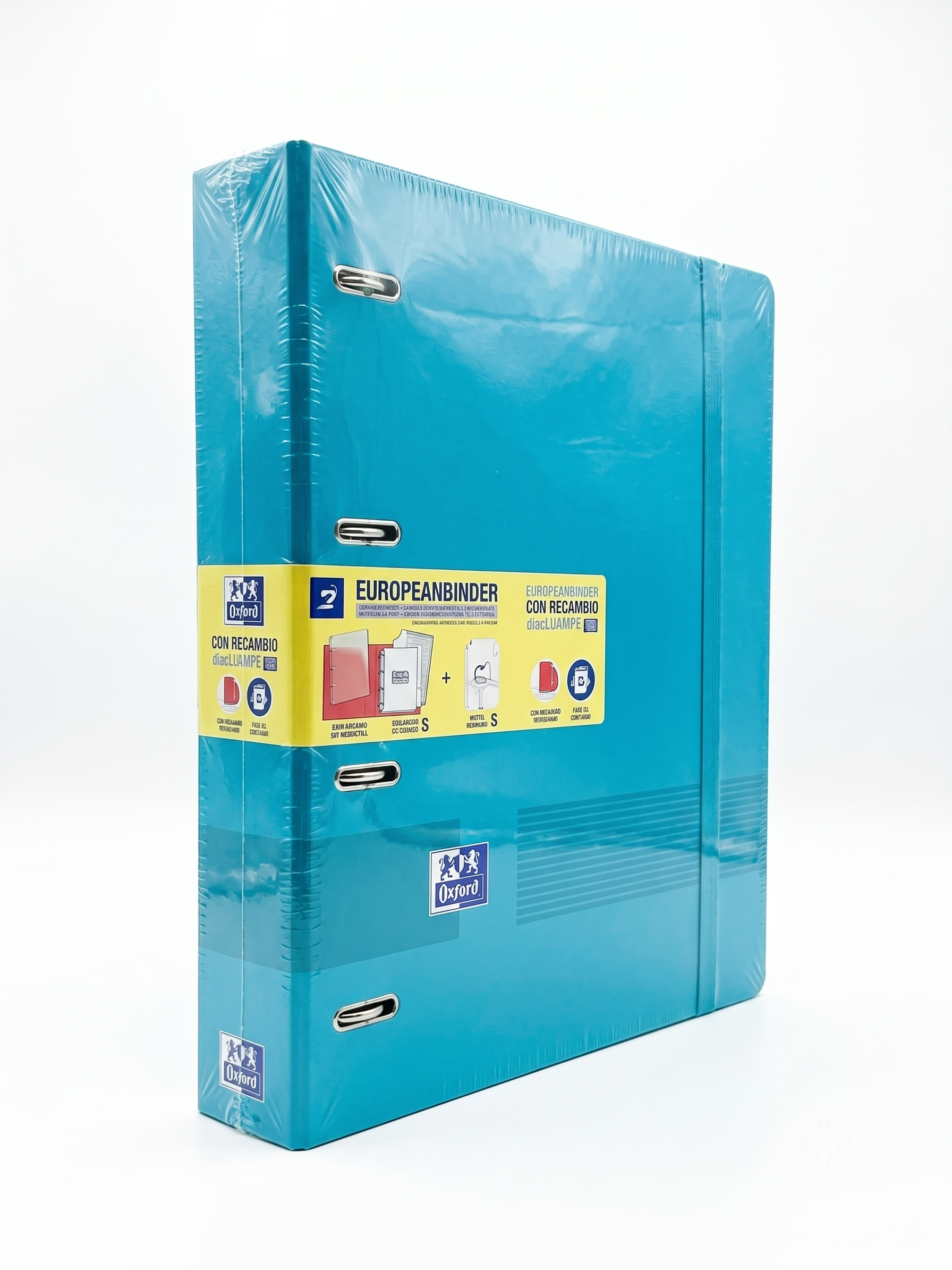 Carpeta Oxford EuropeanBinder Polyfoam colores oscuros (Incluye Recambios)