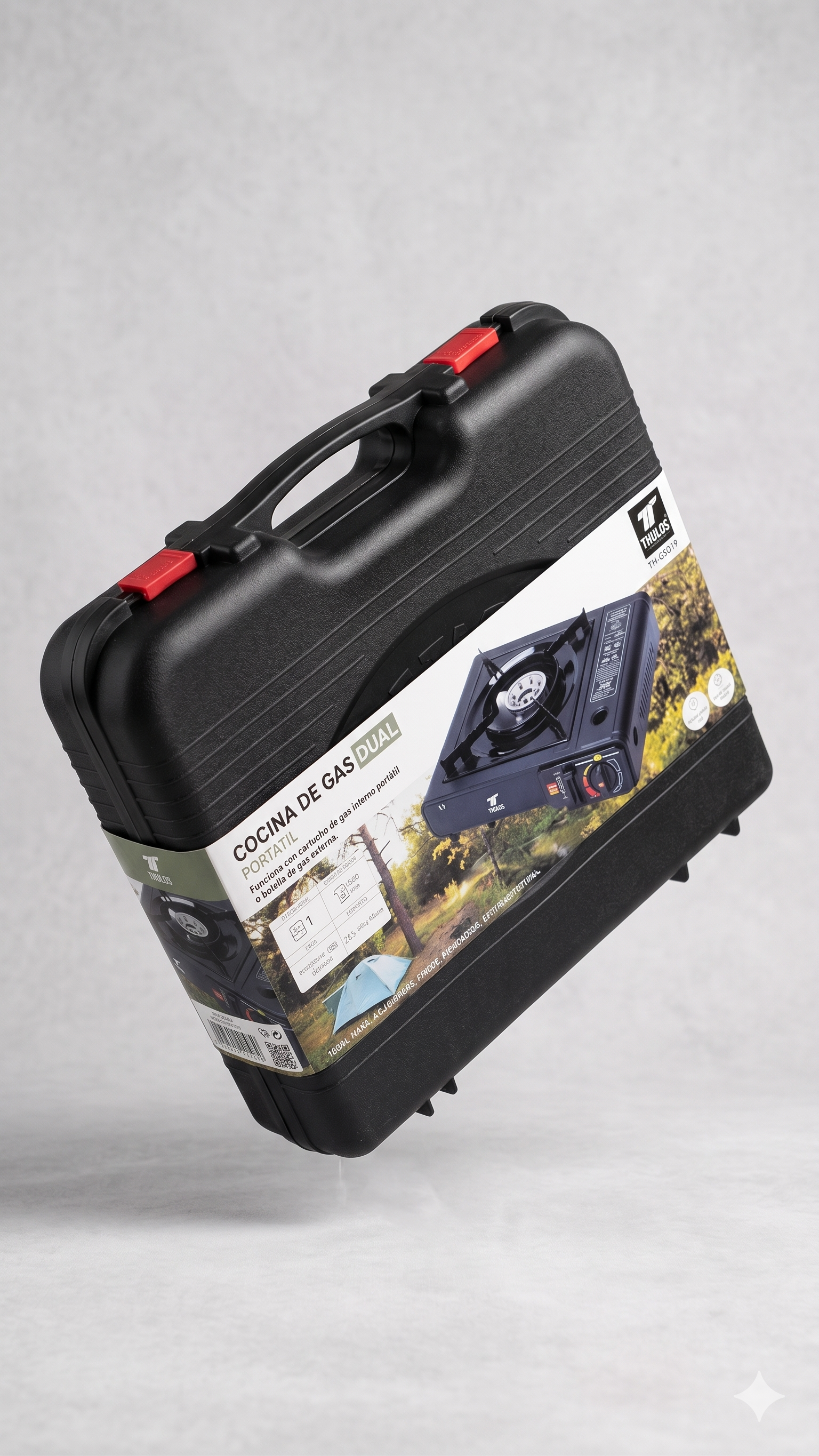 Cocina de Gas Dual Portátil Thulos (TH-GS019)
