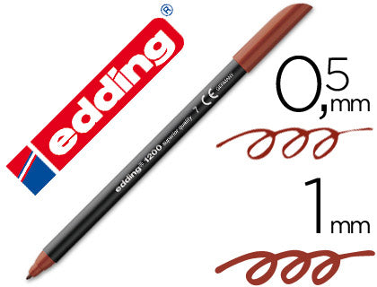 ROTULADOR 1200 MARRON 7 EDDING