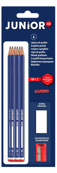 BLISTER JUNIOR 6 LAPICES +GOMA+SACAPUNTA