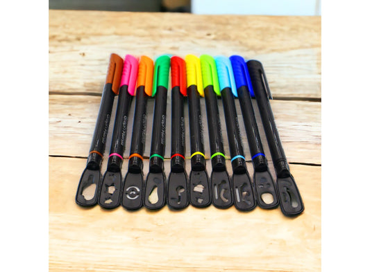 ROTULADOR FINO GRAPH MANIA ESTUCHE X10 COLORES MAPED