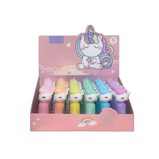 SUBRAYADOR PASTEL UNICORNIO 1UD