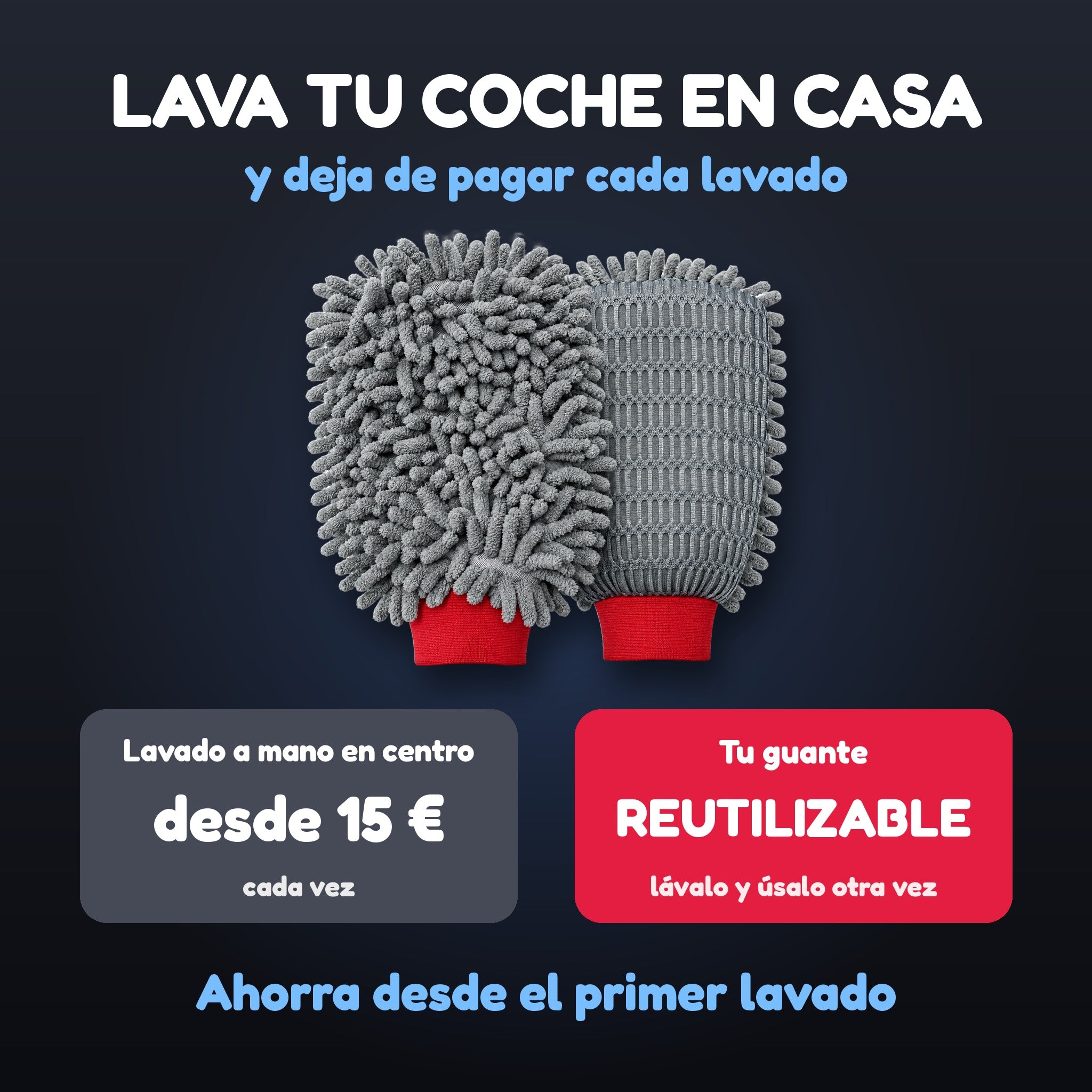 Lava tu coche en casa y ahorra