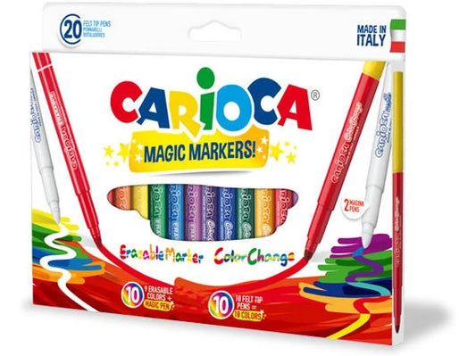 ROTULADOR CARIOCA MAGIC MARKET 20 COLORES