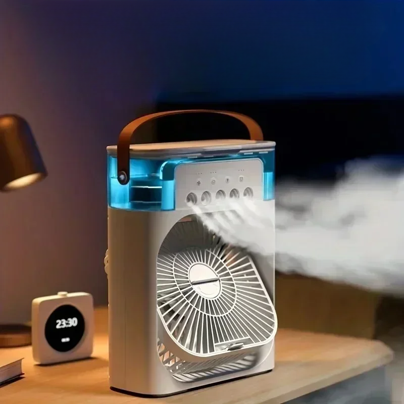 Portable air conditioning humidifier