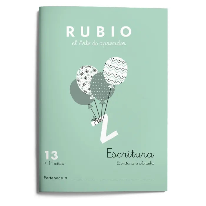 CUADERNO RUBIO ESCRITURA N.13