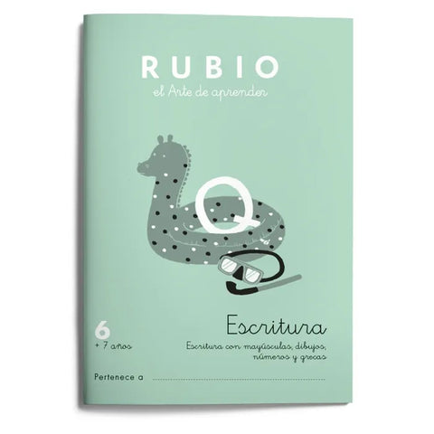 CUADERNO RUBIO ESCRITURA N.6