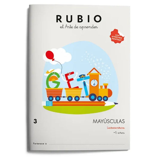 CUADERNO RUBIO MAYUSCULAS N.3 5 AÑOS