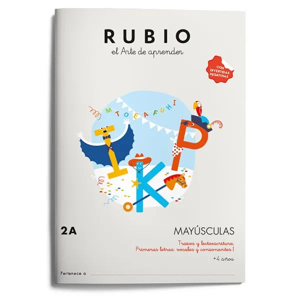 CUADERNO RUBIO MAYUSCULAS N.2A 4 AÑOS