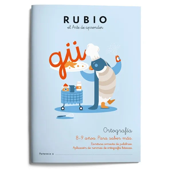 CUADERNO RUBIO ORTOGRAFIA 8-9 AÑOS N.4