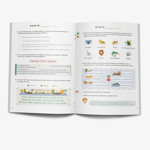 CUADERNO RUBIO ORTOGRAFIA 10-11 AÑOS N.6