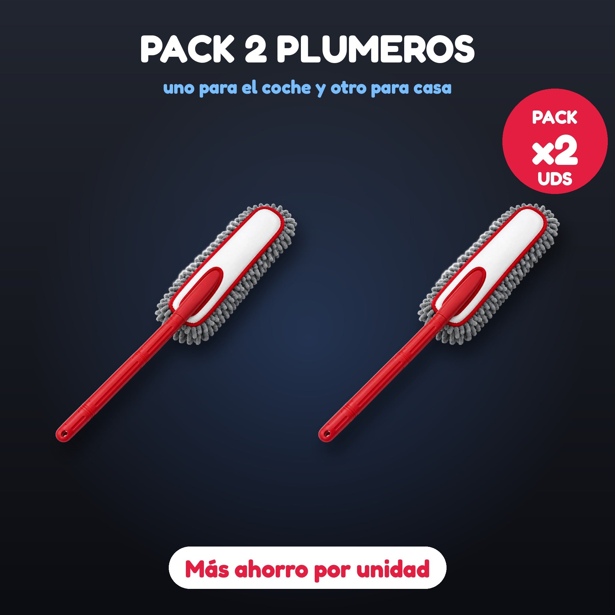 Pack 2 plumeros