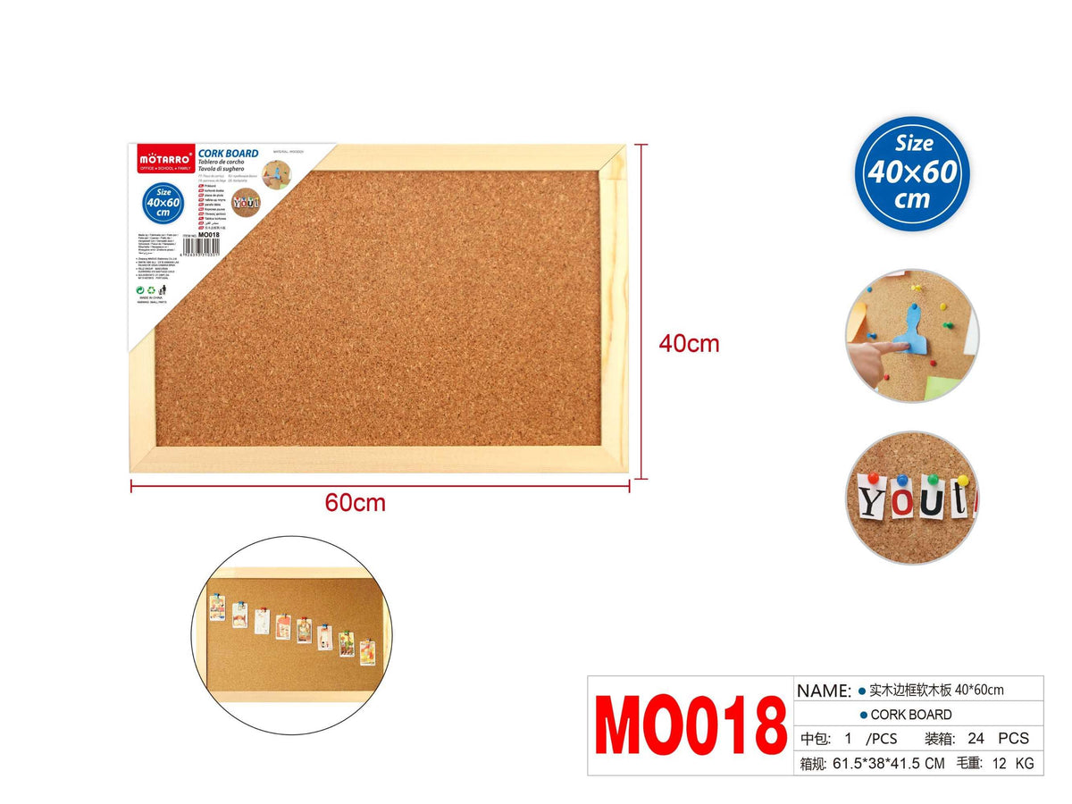 PIZARRA CORCHO 40X60CM