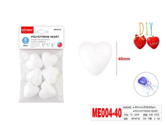 CORAZON POREX 40MM 6PCS