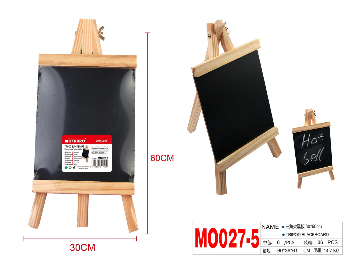 PIZARRA CON TRIPODE 30X60CM
