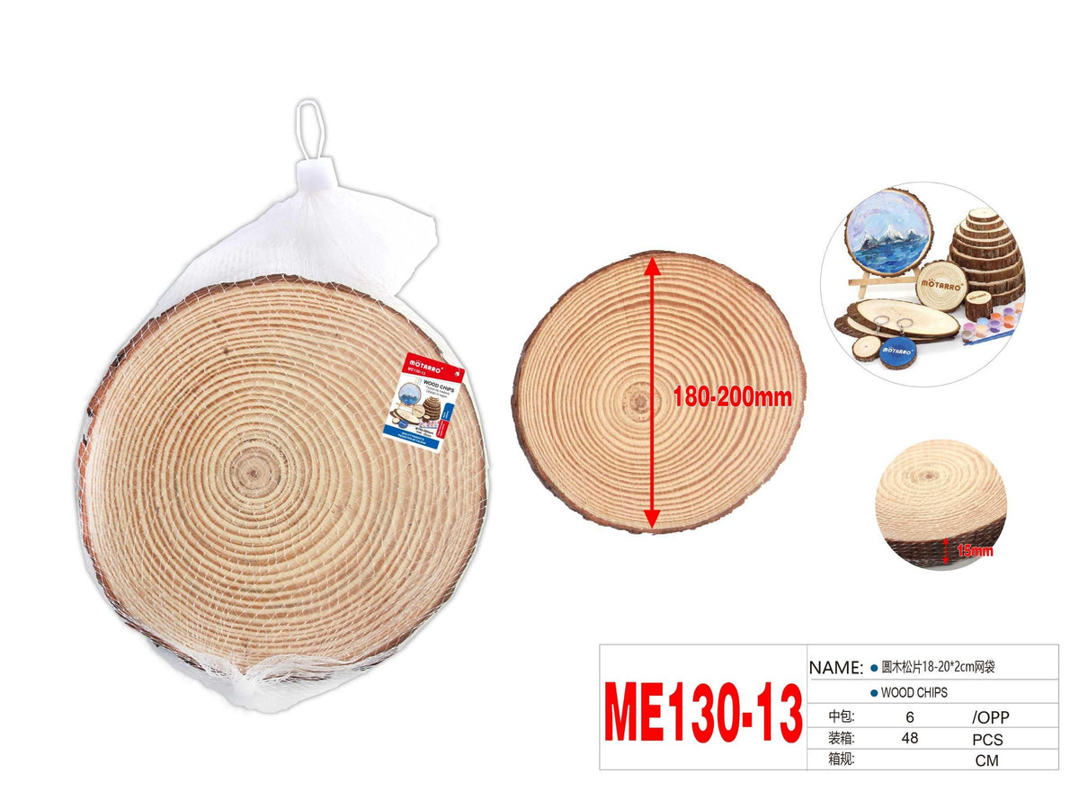 RODAJA DE MADERA 18-20*2cm
