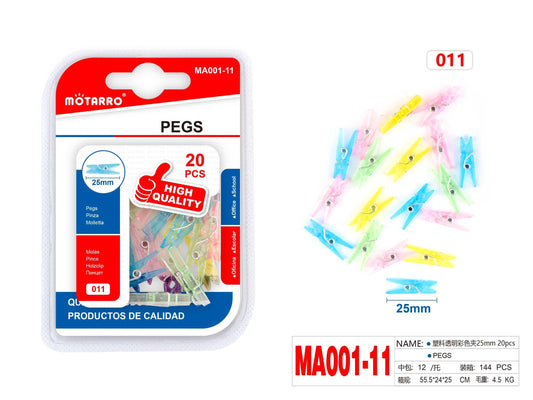 PINZA 25mm 20pcs