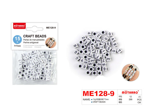 NUMEROA PERLA MANUALIDADES 15GR 7X7MM