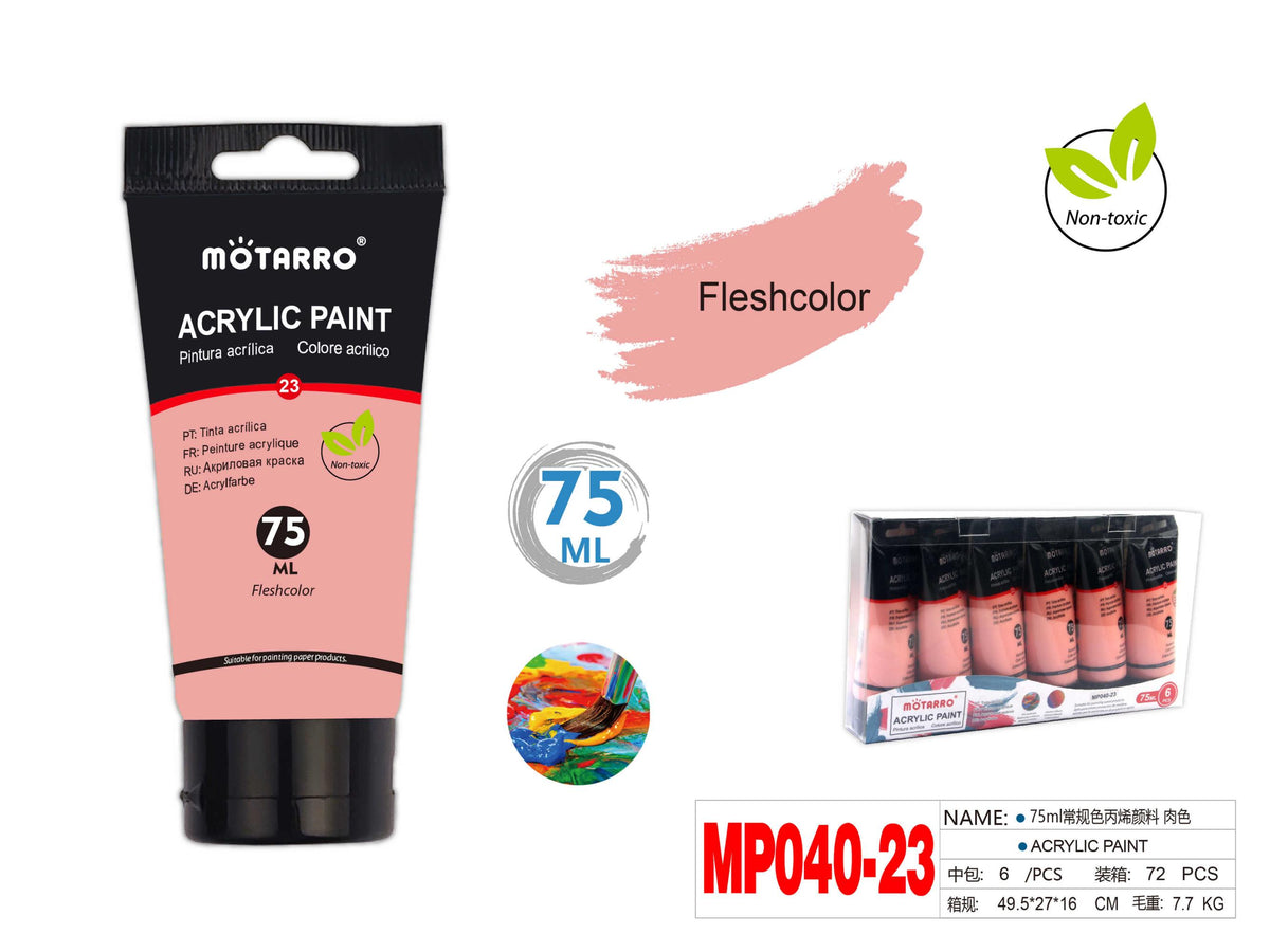 PINTURA ACRILICA 75ml CARNE ROSA