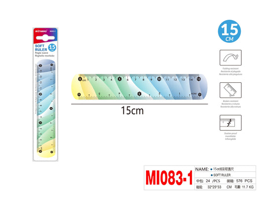 RECLA FLEXIBLE COLORES 15CM