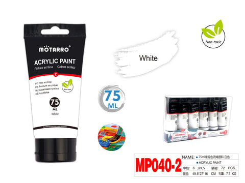 PINTURA ACRILICA 75ML BLANCA