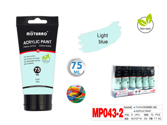 PINTURA ACRILICA 75ml PASTEL CELESTE