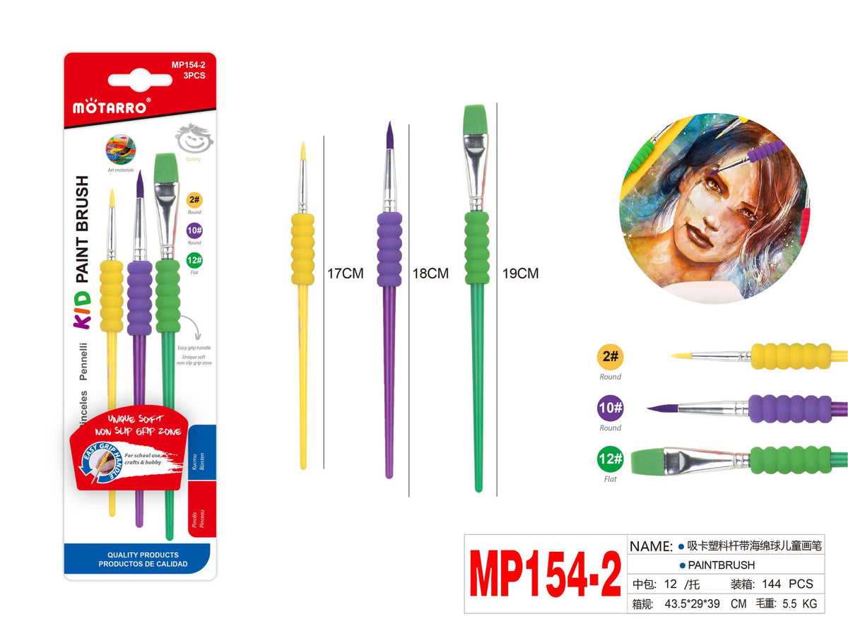 PINCELES 2/10/12 3PCS