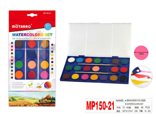 SET DE ACUARELA 21 COLOR